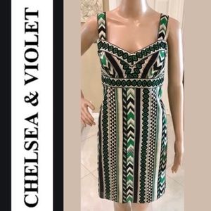 NWOT CHELSEA & VIOLET Boho Tribal Print Sun Dress